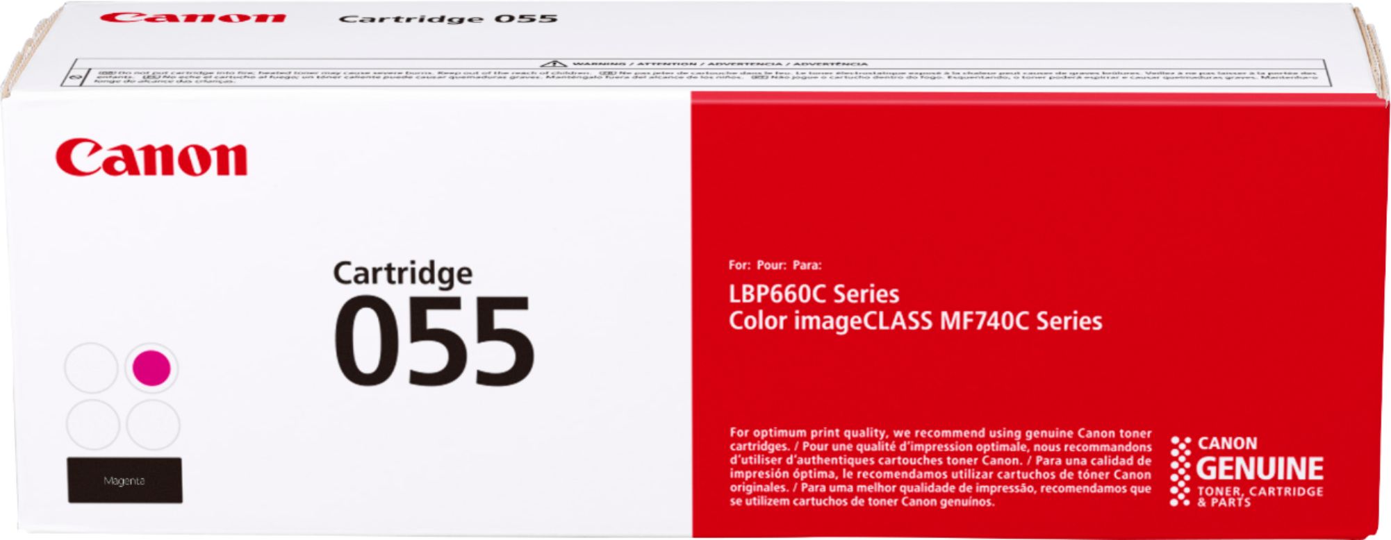Toner Original Canon Magenta, CRG-055M, pentru I-Sensys LBP-663|LBP-664|MF-742|MF-744|MF-746, 2.1K, , "3014C002AA"