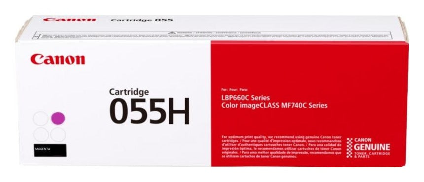 Toner Original Canon Magenta, CRG-055HM, pentru I-Sensys LBP-663|LBP-664|MF-742|MF-744|MF-746, 5.9K, , "3018C002AA"