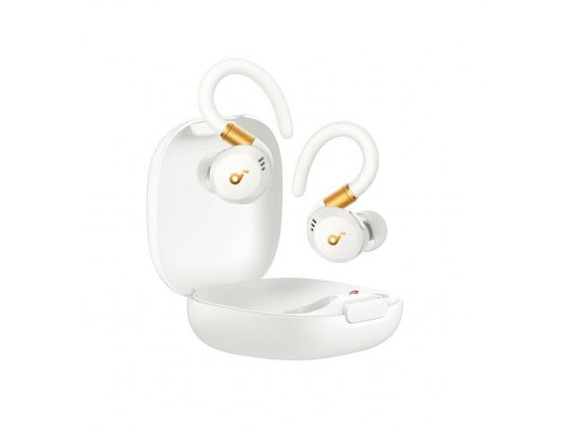 Casti Anker "Soundcore Sport X20", in-ear, utilizare multimedia, Bluetooth 5.3, 6 x mic, durata baterie pana la 48 ore, IP68, ANC, alb, "A3968G21" (timbru verde 0.18 lei) - 0194644187002