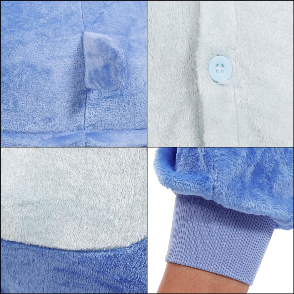 Pijama tip salopeta pentru copii, model stitch, marime 120-130cm