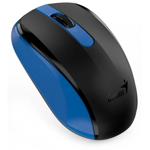 MOUSE Genius, "NX-8008S", PC sau NB, wireless, 2.4GHz, optic, 1200 dpi, butoane/scroll 3/1, , albastru, "31030028402"