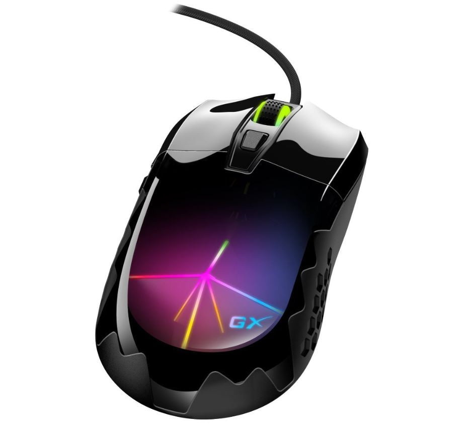 MOUSE Genius, "Scorpion M715", gaming, cu fir, USB, optic, 7200 dpi, butoane/scroll 6/1, , negru, "31040007400"