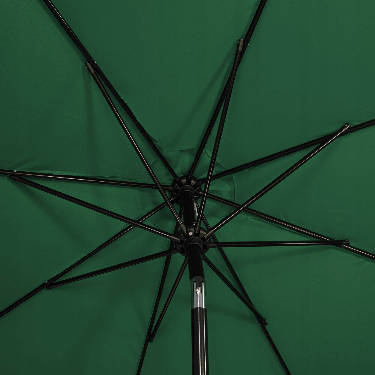 Umbrela terasa gradina, cu manivela si inclinare, GU24, diametru 300cm, Verde
