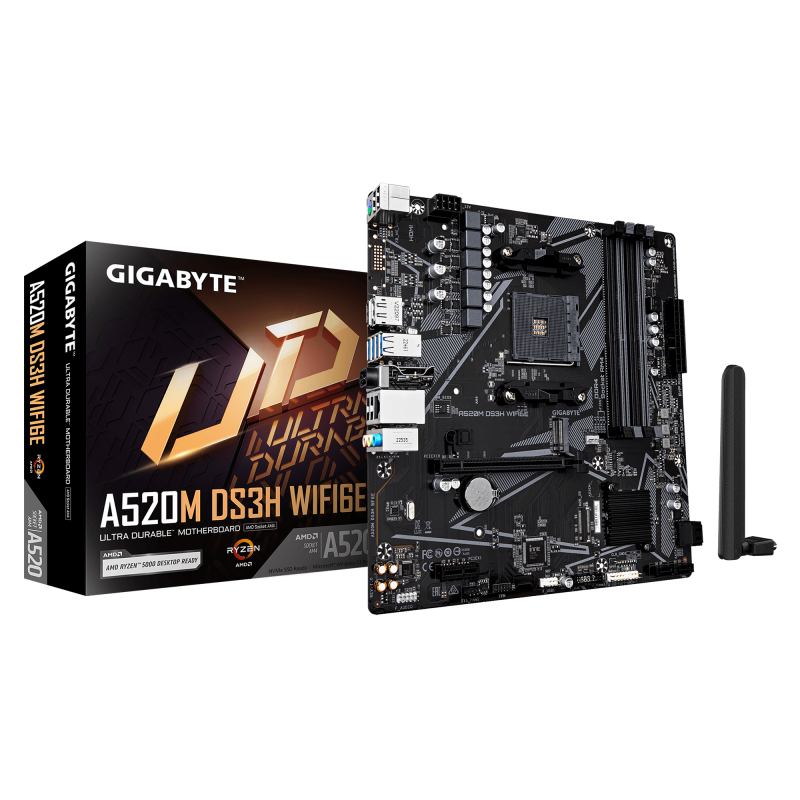 GIGABYTE A520M DS3H WIFI6E