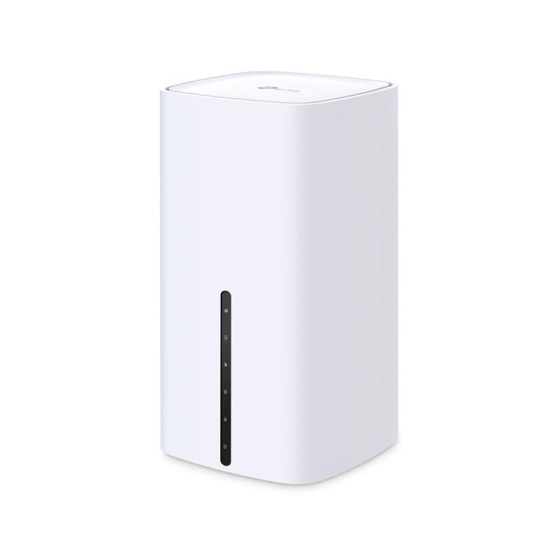 5G AX3000 Wireless Dual Band Gigabit Router Build-In 5G Modem SPEED: 2402 Mbps at 5 GHz + 574 Mbps at 2.4 GHz, 5G NR 4.67Gbps/1.25Gbps, LTE support Cat 19 1.6Gbps/211Mbps SPEC: Internal Antennas, 2× Gigabit LAN Ports, 1× 2.5Gbps WAN/LAN Port, 5G NR R15 SA