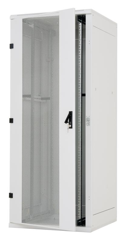 Triton Rack Podea 19 42U 600X1000 Gri (Rack de podea 19 Triton 42U 600x1000mm usa fata metal perforat panouri...)