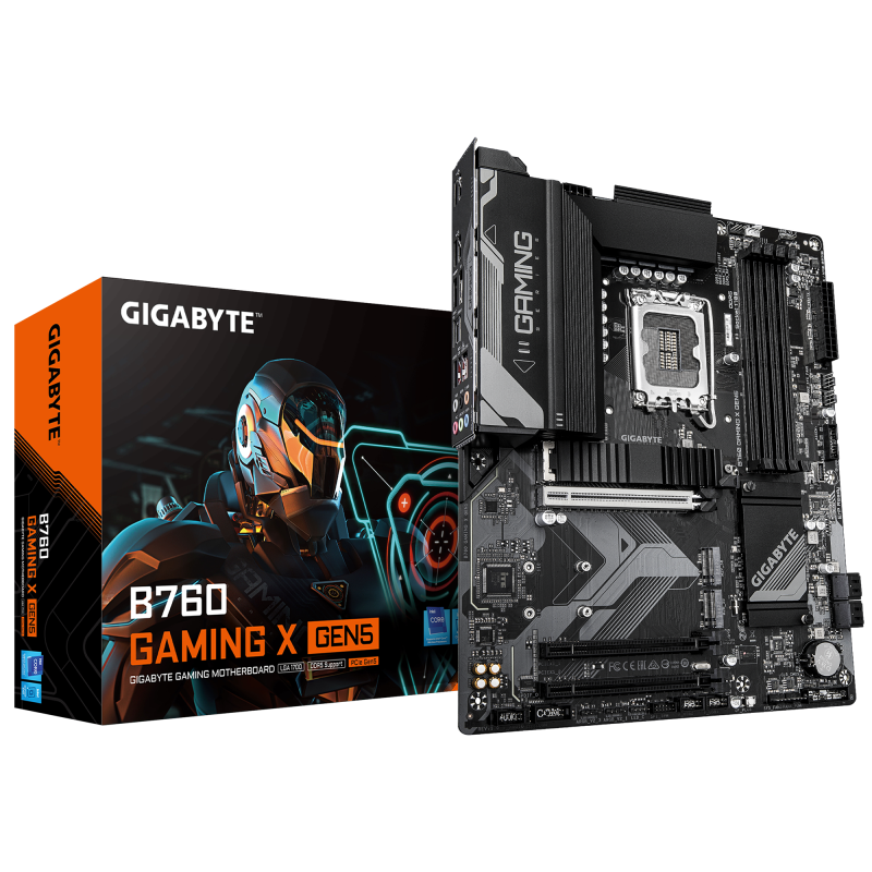 MB Gigabyte B760 Gaming X GEN5 (Placa de baza Gigabyte B760 Gaming X GEN5)