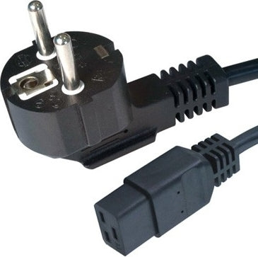 CABLU alimentare GEMBIRD 1.8m, intrare Shucko, iesire C19, 16A, bulk, black, "PC-186-C19"