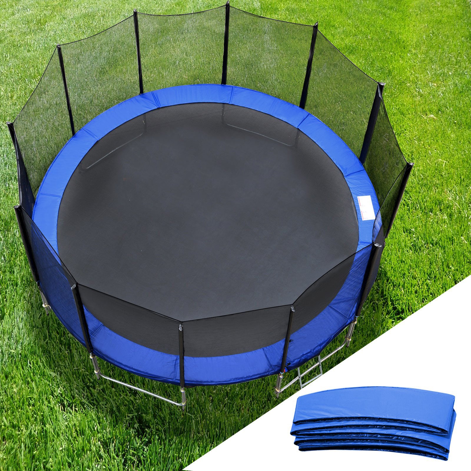 Protectie arcuri pentru trambulina cu diametrul de 244 cm, Albastru