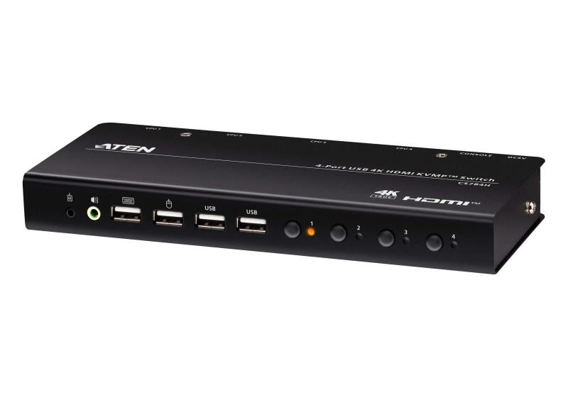 ATEN 4-Port USB 4K HDMI KVMP™ Switch