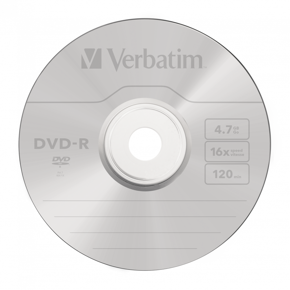 DVD-R VERBATIM, 4.78GB, VITEZA 16X, MATT SILVER SURFACE, JEWEL CASE, 1 BUC, "43519"