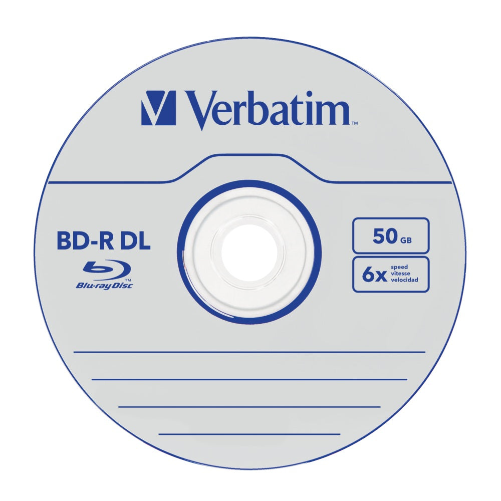 BLANCURI Verbatim BD-R VERBATIM DL 6X 50GB WHITE BLUE 10SP, "43746"