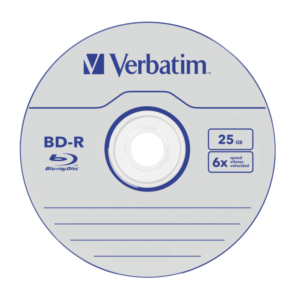 BD-R SL VERBATIM 25GB, viteza 6x, 5 buc, Jewel Case, "43836"