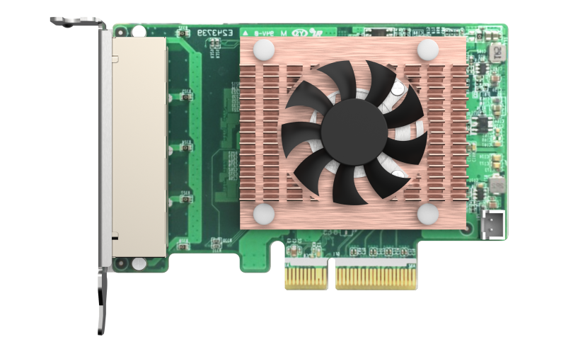 Qnap Qxg Network Card QXG-2G4T-I225 (qnap QXG-2G4T-I225. Intern. Tehnologia de conectare: Prin cablu)