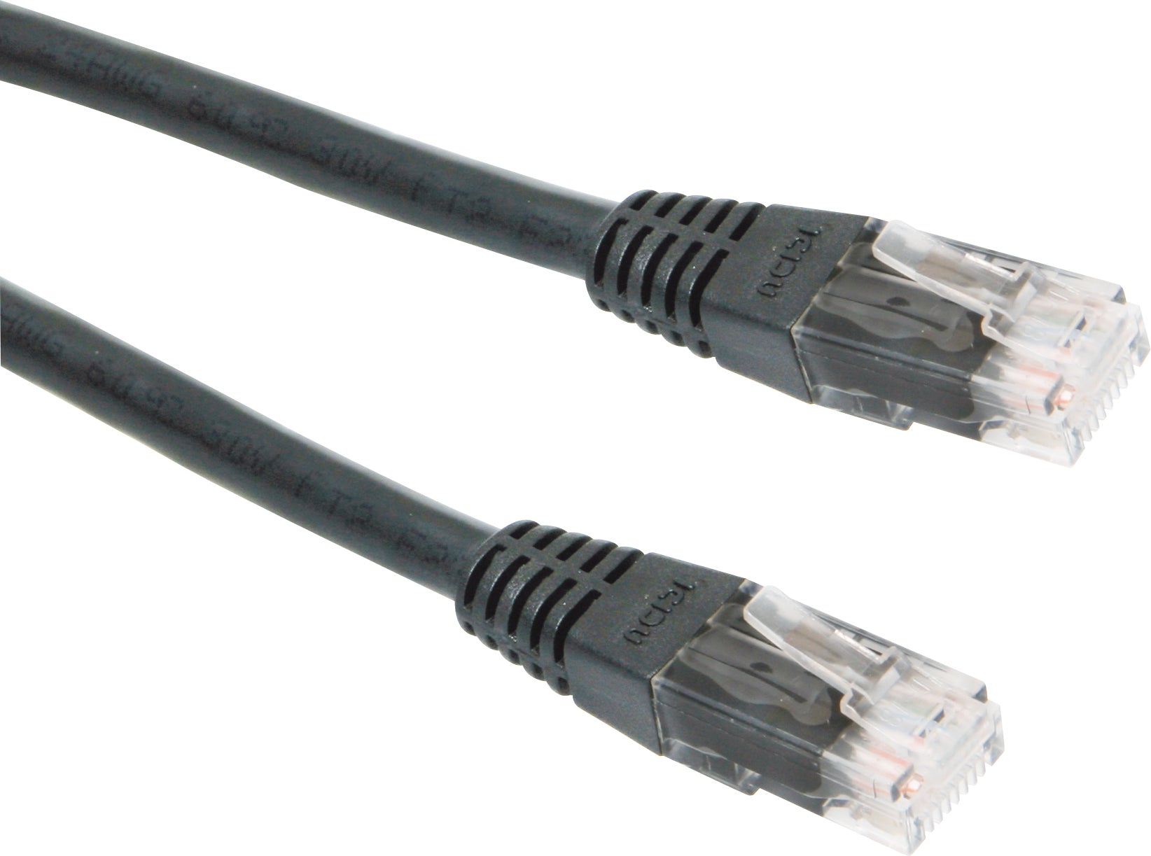 PATCH CORD UTP GEMBIRD Cat5e, cupru-aluminiu, 0.5 m, negru, AWG26, "PP12-0.5M/BK"