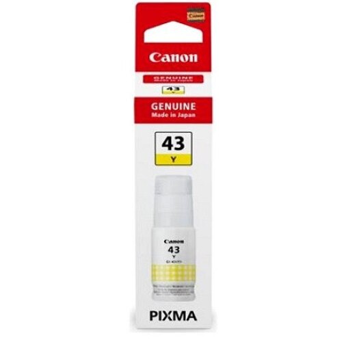 Cartus Cerneala Original Canon Yellow, GI-43Y, pentru Pixma G540|G640, 3.7K, , "4689C001AA"