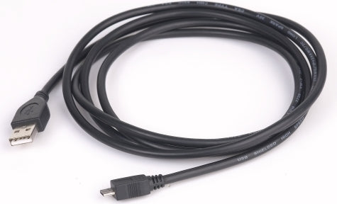 CABLU alimentare si date GEMBIRD, pt. smartphone, USB 2.0 (T) la Micro-USB 2.0 (T), 1.8m, black, "CCP-mUSB2-AMBM-6"