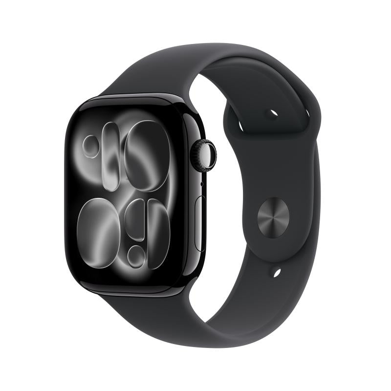 Apple AW S11 46 GPS JetB Alum Black Band M/L