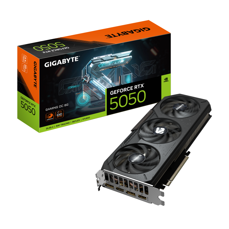 VGA GIGABYTE RTX 5050 GAMING OC 8GB