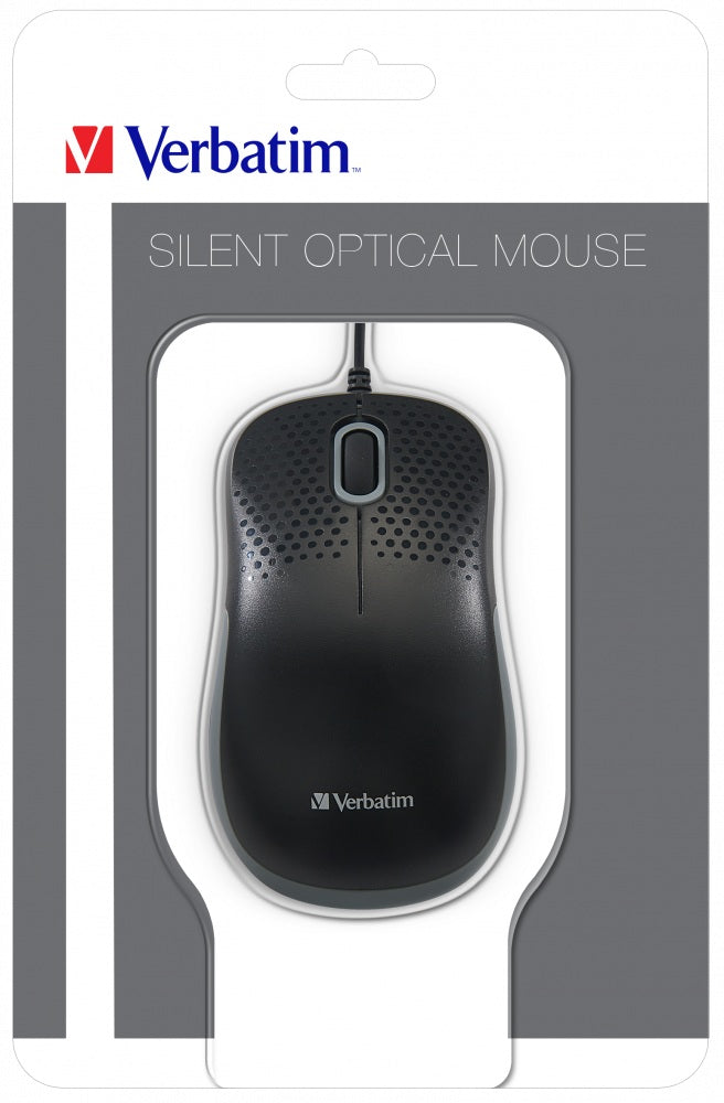 MOUSE Verbatim SILENT OPTICAL BLK, "49024"