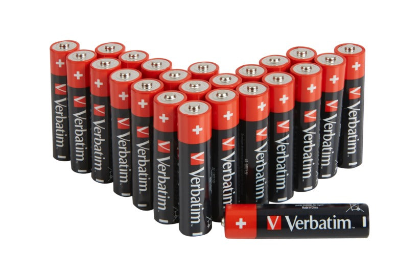 BATERIE VERBATIM AA (R6), 1.5V alcalina, 24 buc., "49505"