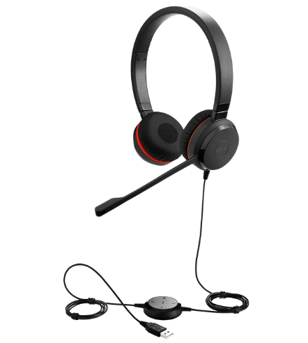 JABRA Evolve 20 Special Edition Stereo MS Headset, "4999-823-309" (timbru verde 0.8 lei)