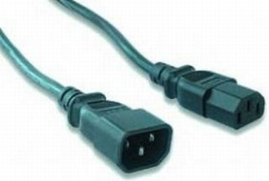 CABLU alimentare GEMBIRD prelungitor, 3m, intrare C14, iesire C13, 16A, certificare VDE, bulk, black, "PC-189-VDE-3M"