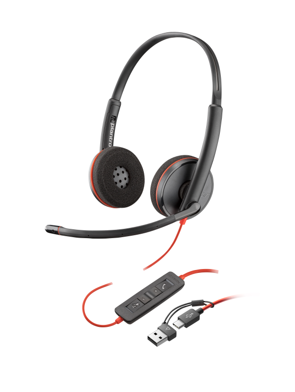 Poly Bw 3210 USB-C Hs +USB-C/A (Bulk) (Casti Head-band HP Blackwire 3210)