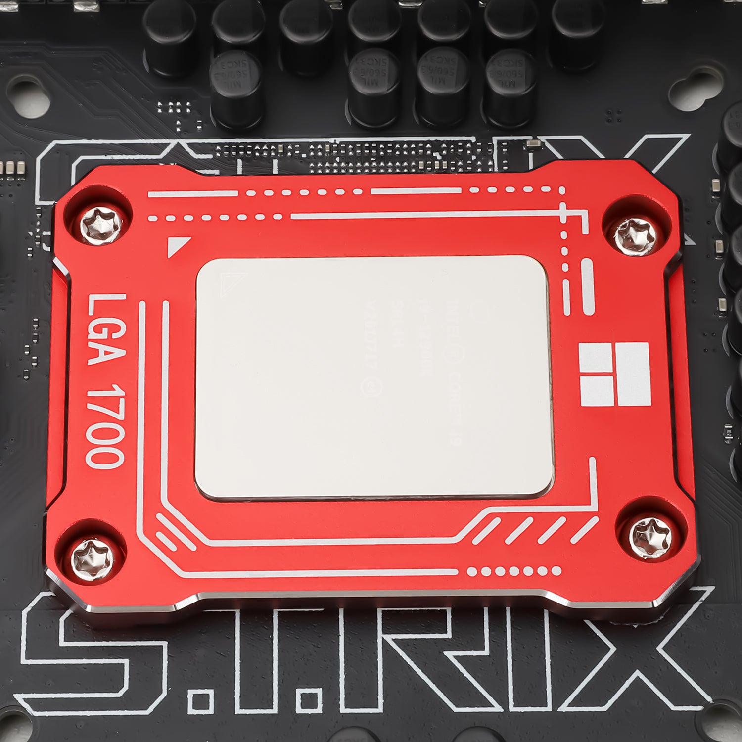Contact frame Thermalright, compatibil LGA 1700 aliaj aluminiu, 54x70x6mm, rosu, "LGA 17XX-BCF-RED"