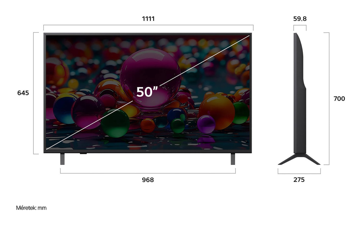 Smart TV 50UA73003LA Seria UA73 126cm 4K UHD HDR "50UA73003LA"