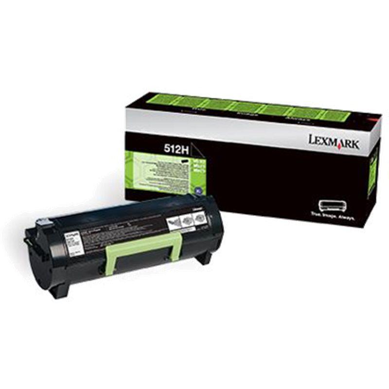 Toner Original Lexmark Black, nr.512H, pentru MS312|MS415, 20K, , "51F2H00"