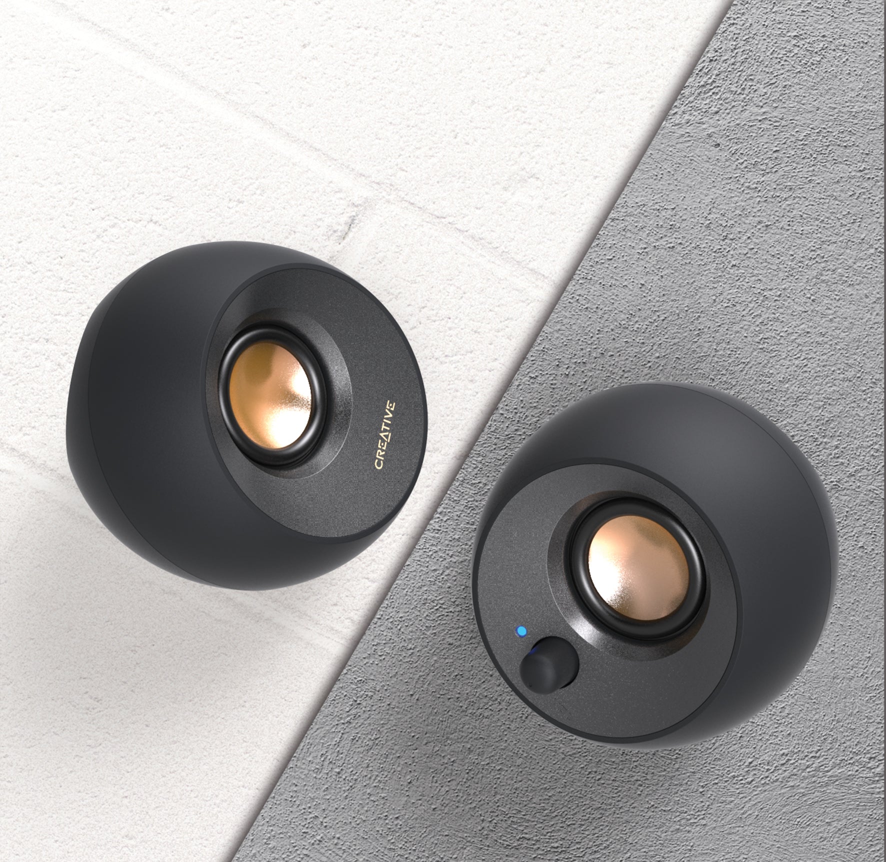 Creative Pebble V2 USB-C Speakers - Black "51MF1695AA000"