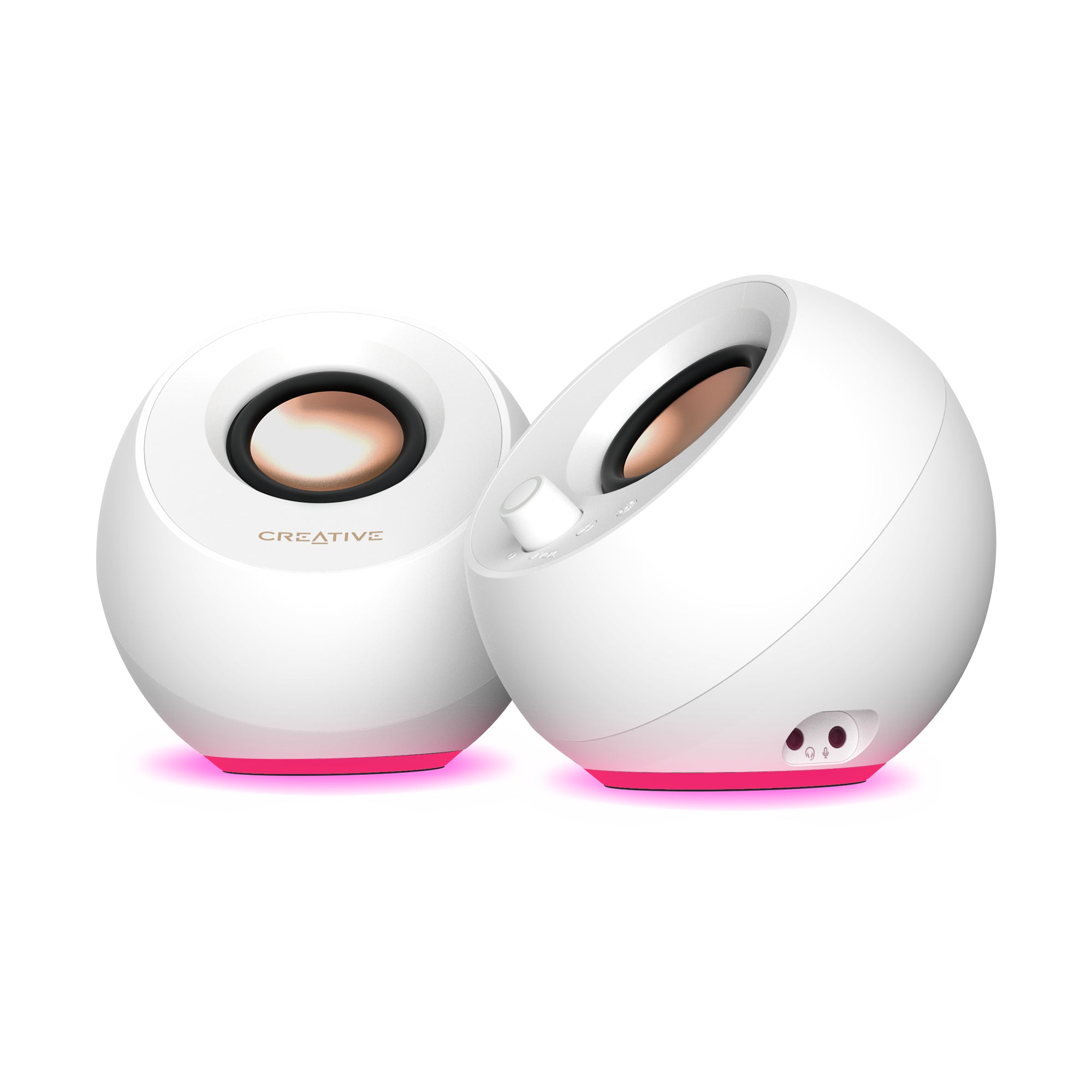 CREATIVE PEBBLE PRO 2.0 Speakers - white "51MF1710AA003"