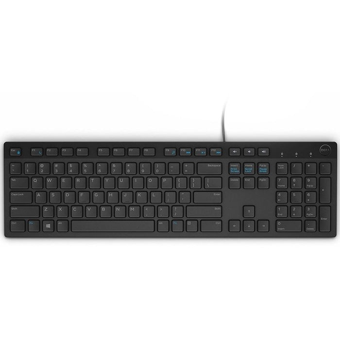 TASTATURI DELL, "580", cu fir, 105 taste format standard (104-108 taste), USB, negru, "580-ADHK"