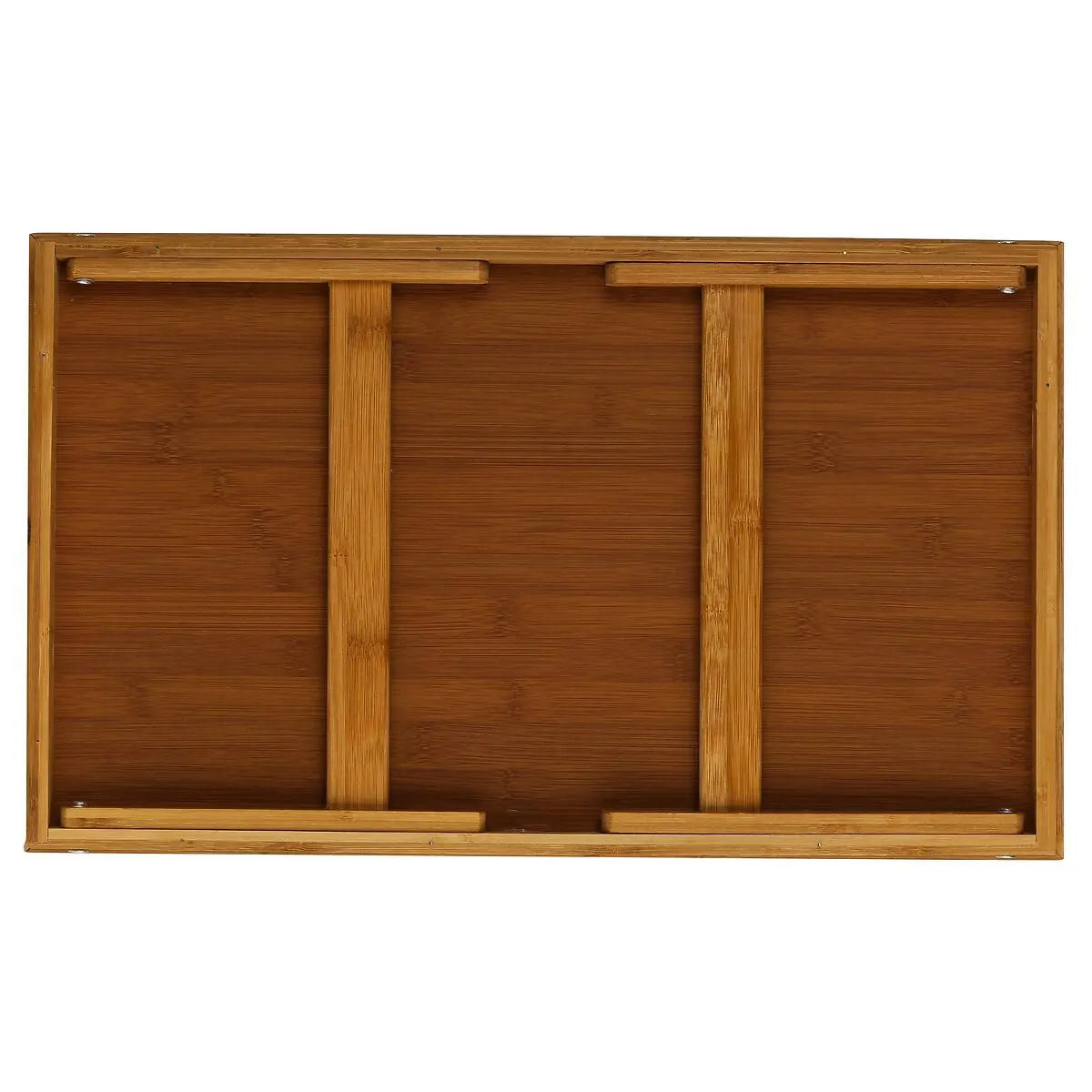 Tava mic dejun 5Five Bambou cu picioare pliabile, 50x30x22 cm, MDF si bambus, maro natur