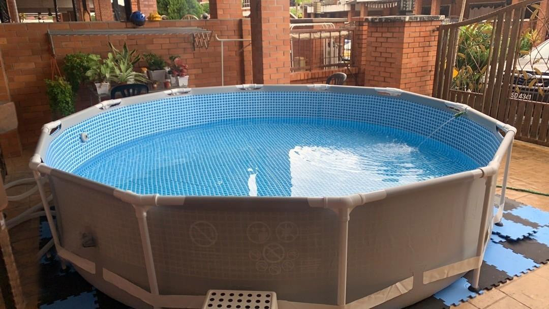 Piscina cadru metalic Intex Prism Frame, 366x76 cm, 6.500 litri