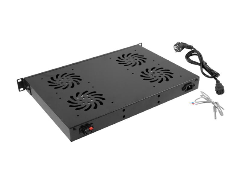 Unitate ventilare 4 fans 230V, ng (Unitate ventilare / panou ventilație cu LCD)