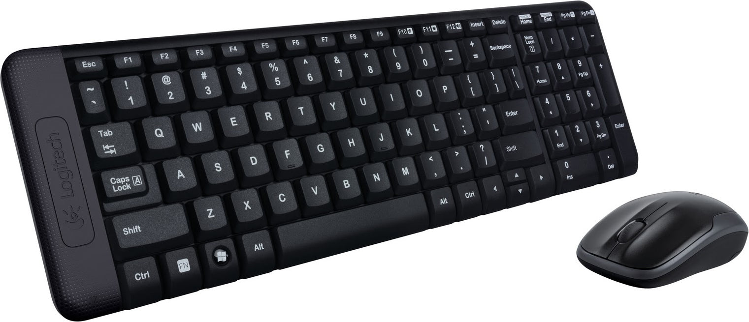 KIT wireless LOGITECH, tastatura wireless "K220" + mouse wireless 3 butoane "M150", black, "MK220" "920-003168"