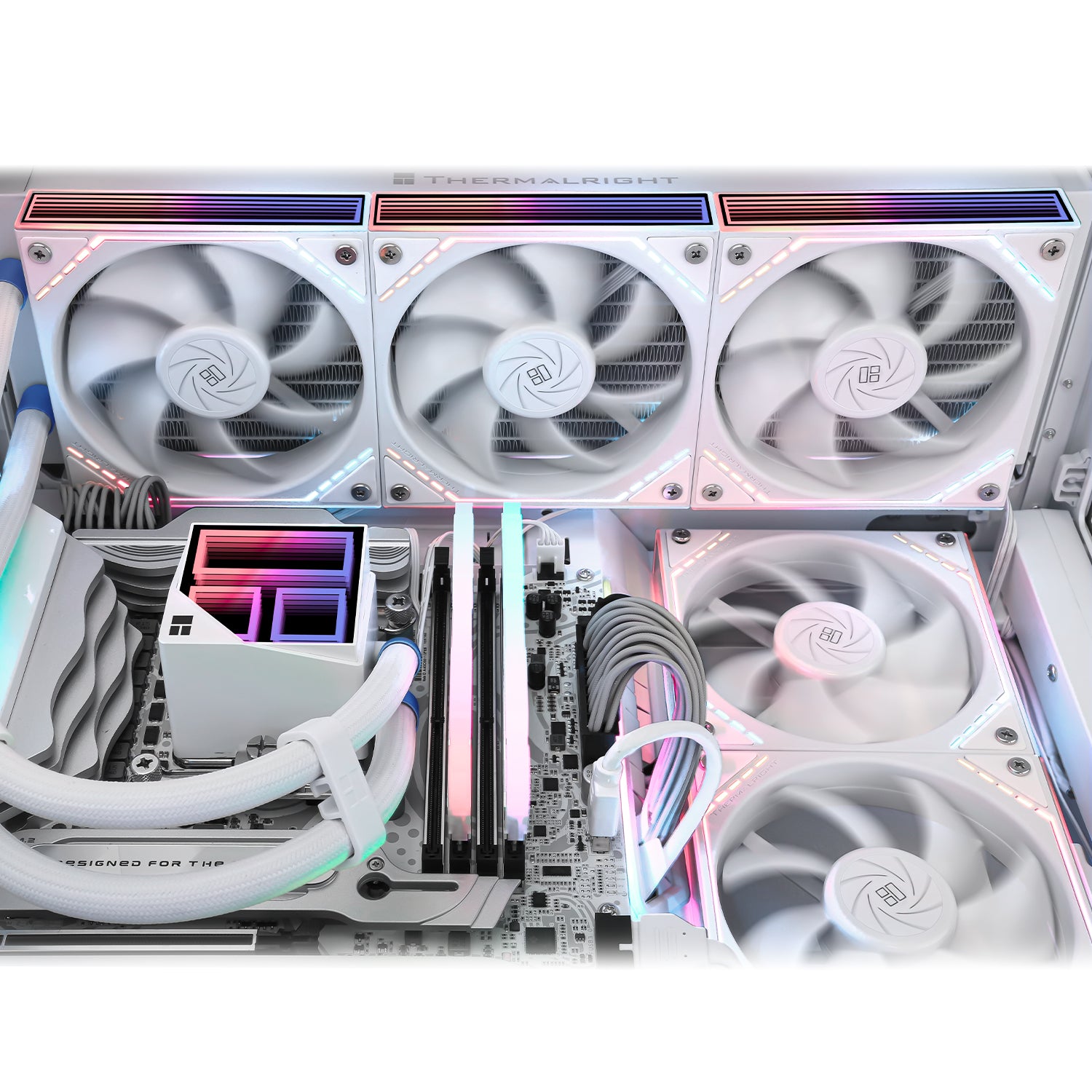 COOLER Thermalright "Frozen Infinity 360", skt. Intel si AMD, racire cu lichid, 3 x 120mm, 2000 RPM, ARGB adresabil, alb "Frozen Infinity 360 White"