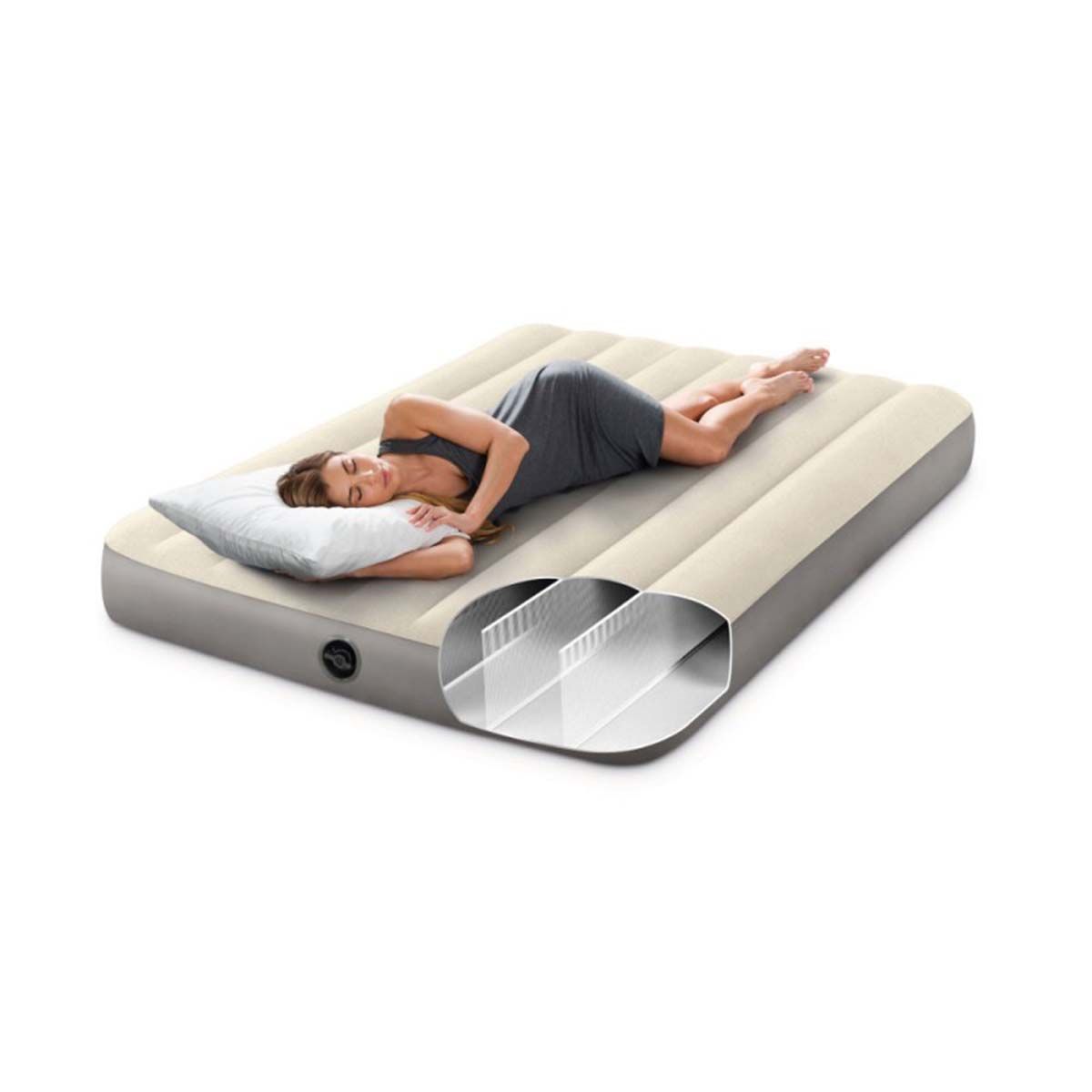 Saltea Intex Deluxe Full, 191x137x25cm