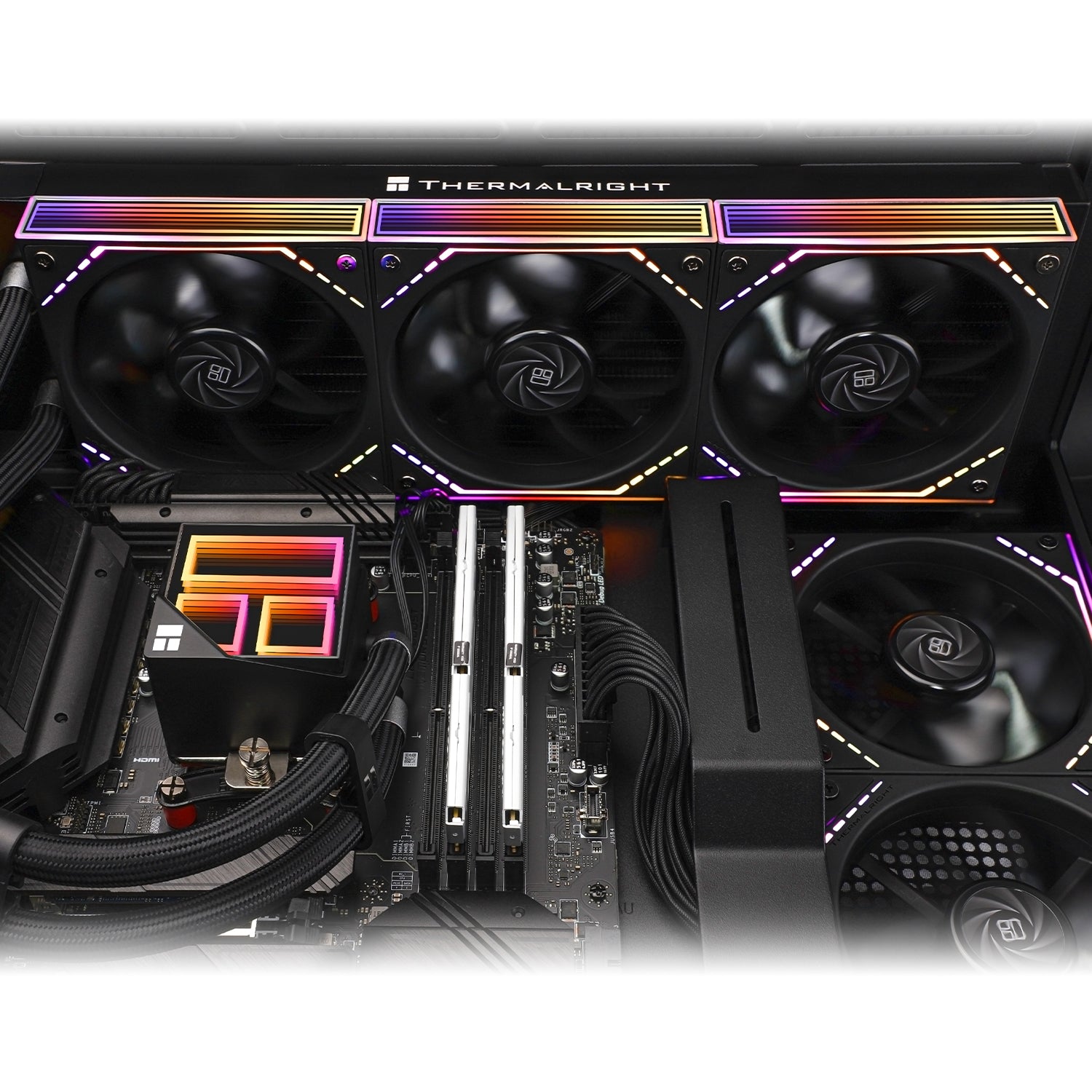 COOLER Thermalright "Frozen Infinity 360", skt. Intel si AMD, racire cu lichid, 3 x 120mm, 2000 RPM, ARGB adresabil, negru "Frozen Infinity 360 Black"