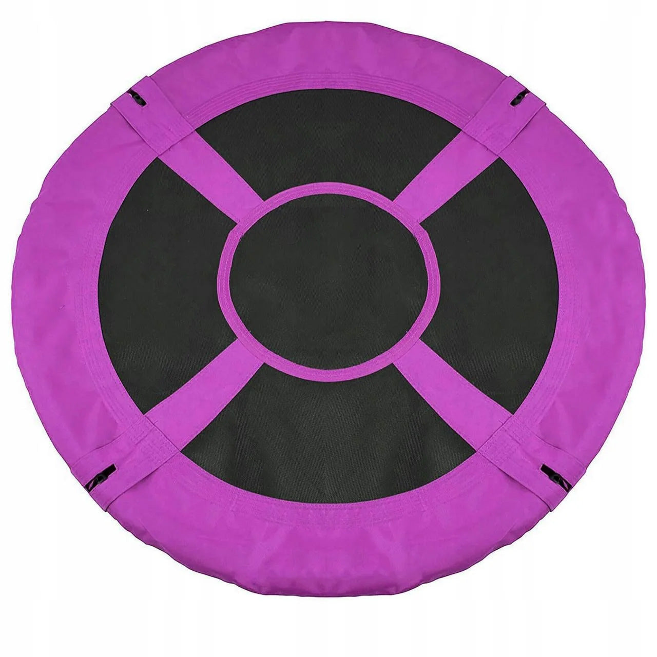 Leagan tip cuib Sersimo NS14, diametru 90cm, inaltime reglabila, pentru exterior, sarcina 150 kg, Mov Negru