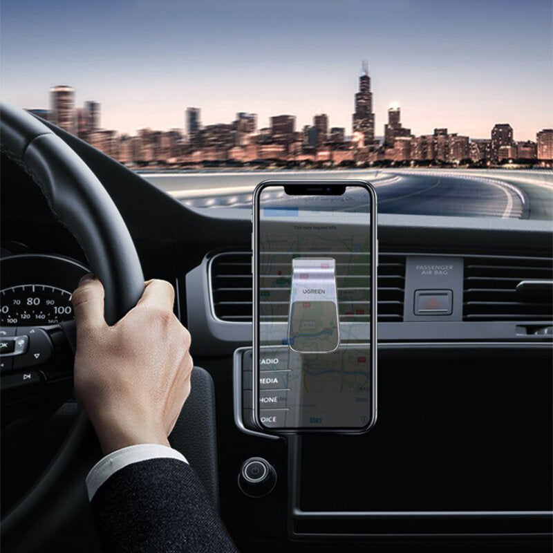 SUPORT AUTO Ugreen pt. SmartPhone, "LP290" fixare grila ventilatie, magnetic, argintiu "80712B" - 6957303893171