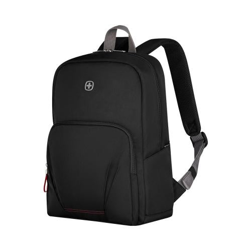 Wenger, Motion Backpack, 15.6" Laptop Backpack with Tablet Pocket, Chic Black "612545"