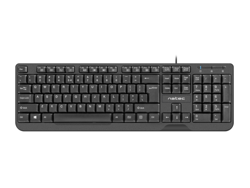 Tastatura Natec Trout Slim, negru (Tastatura Natec Trout Slim)