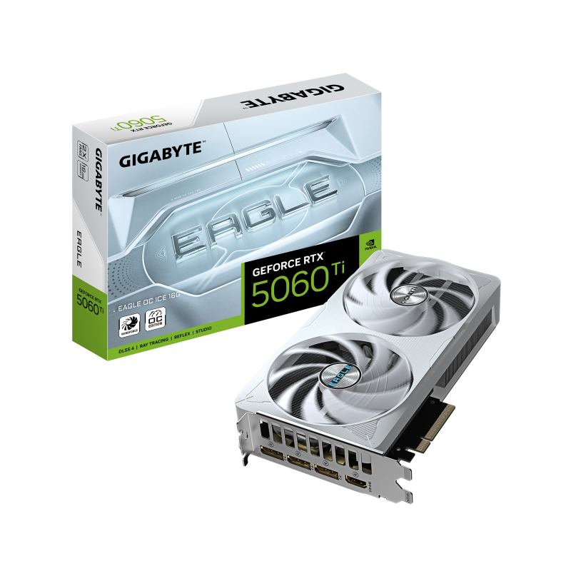 Resigilat - Vga Gigabyte Rtx 5060 Ti Eagle Oc 16GB (Placa Video Gigabyte Rtx 5060 Ti Eagle Oc Ice 16GB GDDR7 128bit)