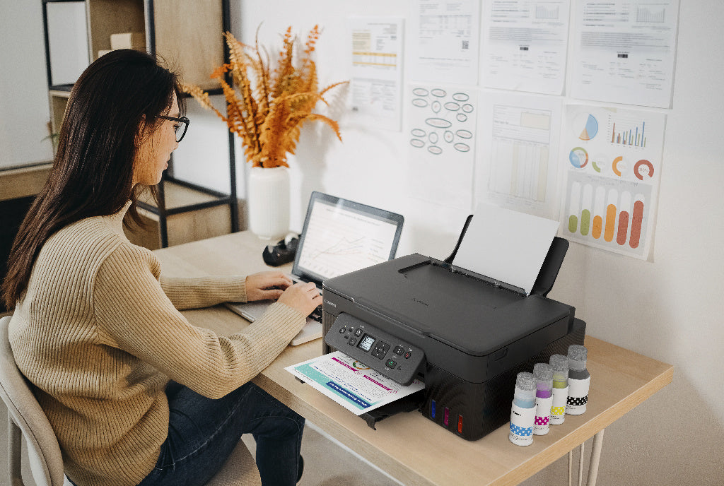 Multifunctional Inkjet CISS Color Canon G3480 Black, A4, Functii: Impr.|Scan.|Cop., Viteza de Printare Monocrom: 11ipm, Viteza de printare color: 6ipm, Conectivitate:USB|RET|WIFI, Duplex:Da, ADF:Nu(incl.TV 11lei) "6708C009AA"