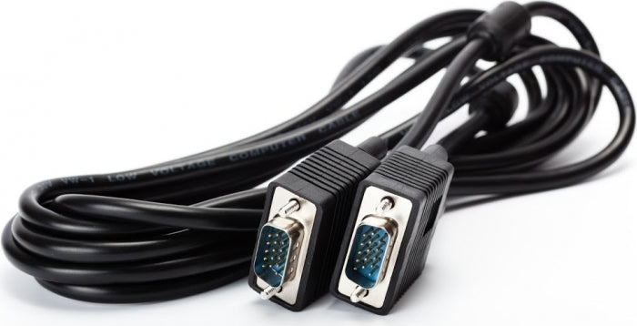 CABLU video SPACER, VGA (T) la VGA (T), 3m, cupru, ecranat, negru, "SPC-VGA-10"