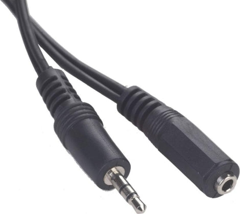 CABLU audio GEMBIRD prelungitor stereo (3.5 mm jack M/T), 5m, conectori auriti, black "CCA-421S-5M"