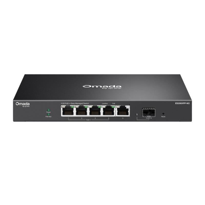 TP-Link Omada 5-Port 2.5GBASE-T ES206XPP-M2